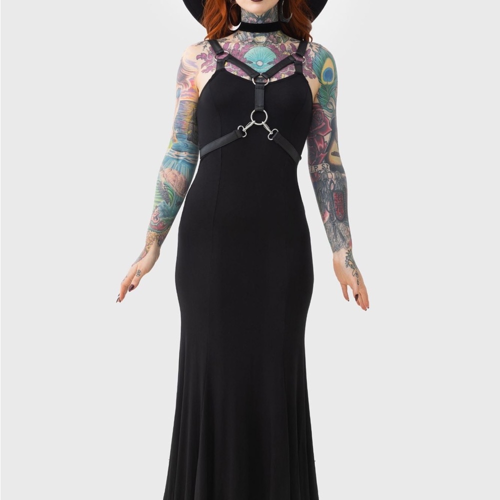 Killstar Phoenix Harness Maxi Dress